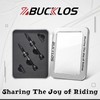 BUCKLOS Tubeless Presta Valve Stem Kit, Black, Aluminum, Universal Fit,