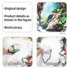 Upfirst Stag Deer with Evergreen Pines Wall Stickers