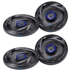 (4) AUTOTEK ATS65CXS 6.5" Shallow Mount 1200w 2-Way Coaxial Car Audio Speakers