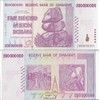 Prophila Collection Banknote Zimbabwe Pick-Nr: 82 UNC 2008 500 Million