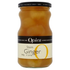Opies Stem Ginger in Syrup (350g) - Pack of 2