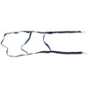 Marine Boat Rope Ladder Boarding Steps with Hooks Nylon Blue