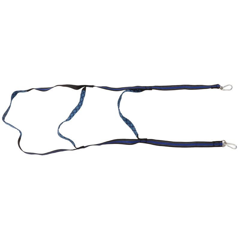Marine Boat Rope Ladder Boarding Steps with Hooks Nylon Blue