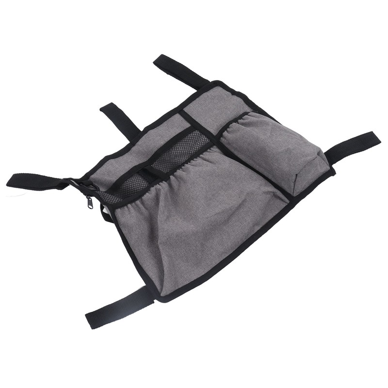 Multi Pocket Oxford Cloth Walker Storage Bag Wheelchair Side Hanging