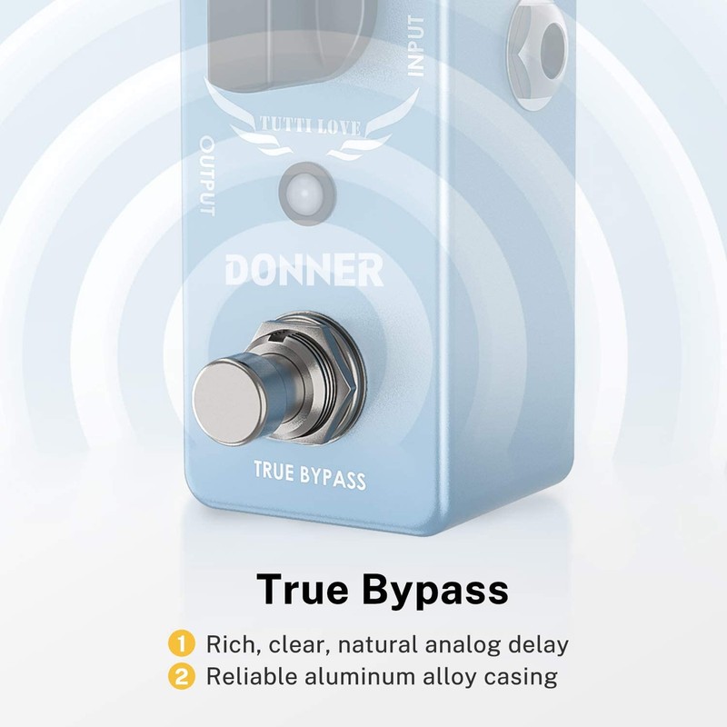 Donner Chorus Pedal, Tutti Love Analog Chorus Effect Classic Warm