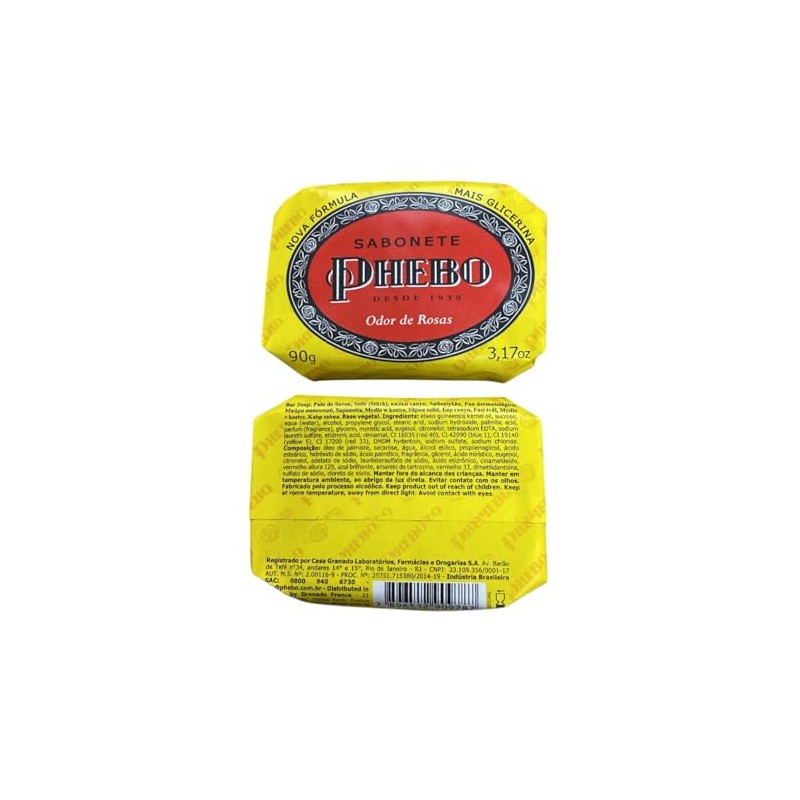 Linha Tradicional Phebo - Sabonete em Barra de Glicerina Odor