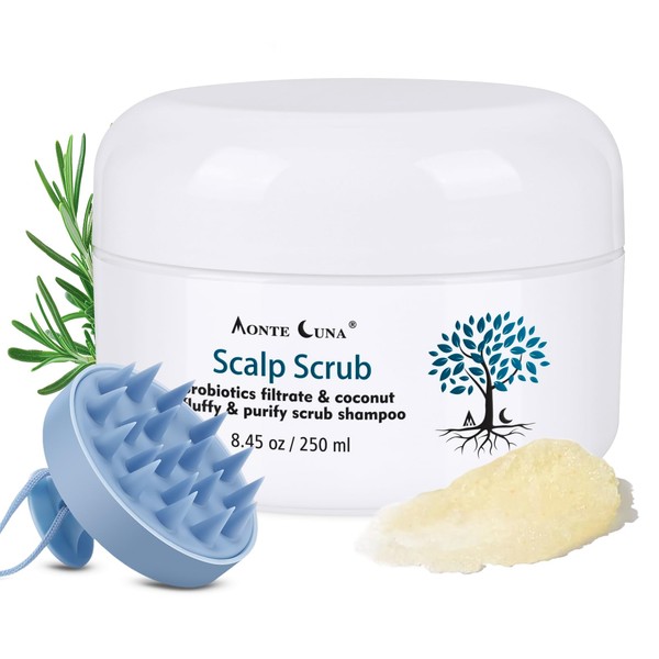 Scalp Exfoliator Scrub,Scalp Treatment 2-in-1 Exfoliator and Shampoo,Hair Exfoliant for