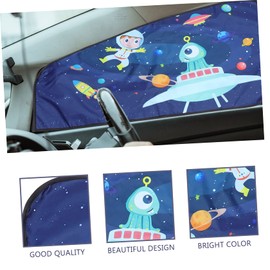 SUPVOX 2pcs Car Sun Shade Auto Side Window Sunshade Car Side Window Sunshade Car Side Windowshield Auto Windshield Sun Shades Car Window Sun Blocker Inside The Car Baby Stroller Polyester