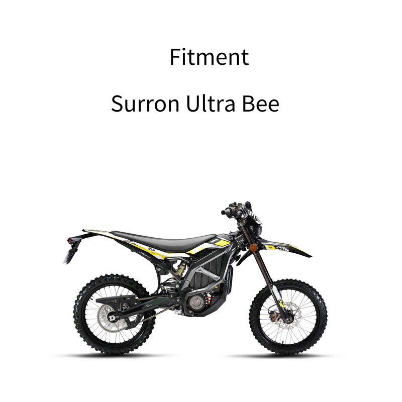 Motorcycle License Plate Bracket Mount for Surron Ultra Bee,CNC Aluminum
