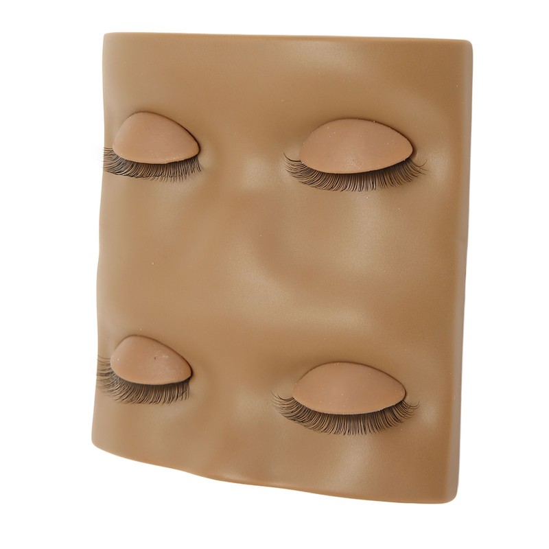 Eyelash Practice Mannequin Head Double Layer Lash Mannequin Head with