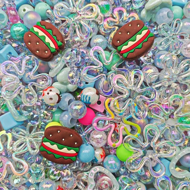 Acrylic Beads Mix(16mm)-Beading making-Bead Assortmens-DIY:_School Days_150ml
