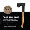 Fiskars Norden N12 Splitting Axe with Recycled Leather Sheath (19