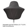 Fishing Cap Wide Brim Sun Hat with Neck Flap for