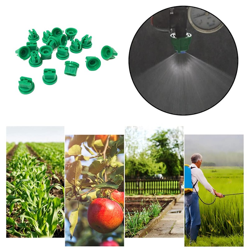 PENKOHOME 8Pcs Boom Sprayer Nozzles Tips, High Pressure Fan-shaped Atomizing