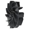 Yctze Leaf Blower Fan Black ABS Leaf Blower Vacuum Part