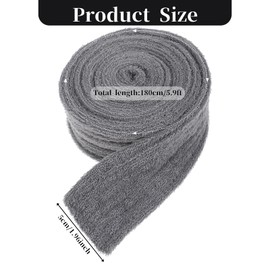 JJUNW Bath Robe Belt Replacement, Hotel Bathrobe Belt Robe Belt for Bathrobe Belt Replacement, 71in x 2in Unisex Replacement Bathrobe Flannel Belt, Hotel Waist Belt Soft Pajamas Belt (Grey)