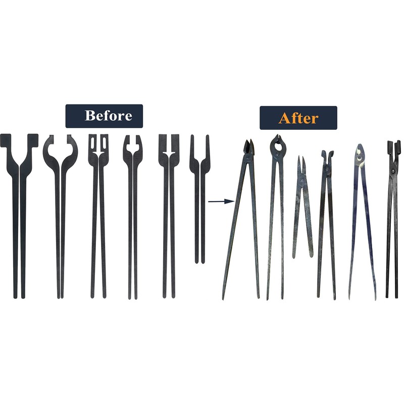 Alvade 6 Set DIY Rapid Tongs Bundle Set Six Type