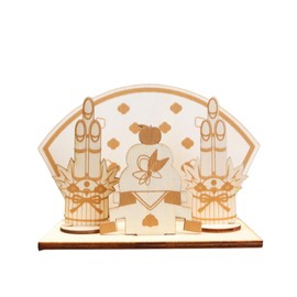 Hideshime MOK-101 Kagamochi Mochi Zodiac Wooden Decoration