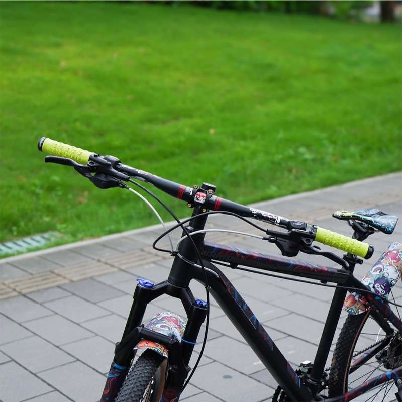 Choose Mountain Bike Grips Bicycle Handlebar Grips Double Lock on