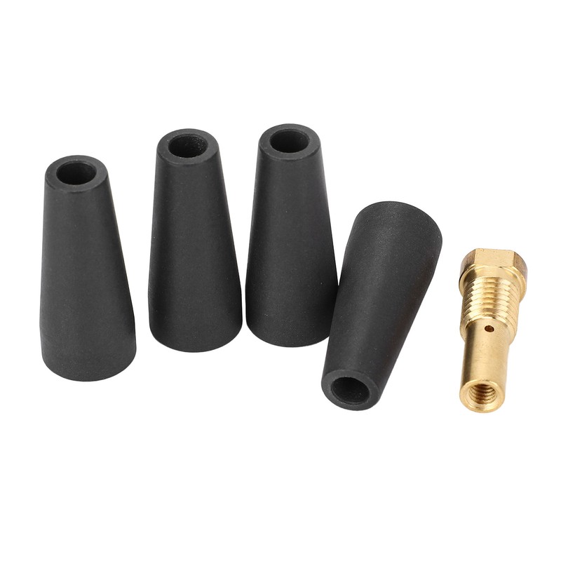 4Pcs PTFE Flux Core Gasless Nozzle 1Pcs Brass Gas Diffuser