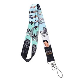 Schitt's Creek David Moira Rose TV Show Comedy 17.7" Neck Lanyard Keychain Holder ID Badge Mobile Phone Pin Strap by Pinstant