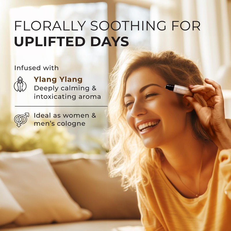 Gya Labs Ylang Ylang Essential Oil Roll On - 0.34