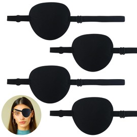 Pack of 4 Eye Patches, Medical Eye Patches for Adults and Children, Comfortable Eye Patches for Children, Left Right Eye the Recovery Period After Surgery, Daily Use