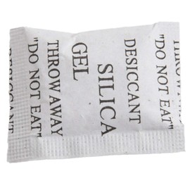 Jesnoe 50 Pieces Silica Desiccant Drying Humidity Absorber Sachets Bags