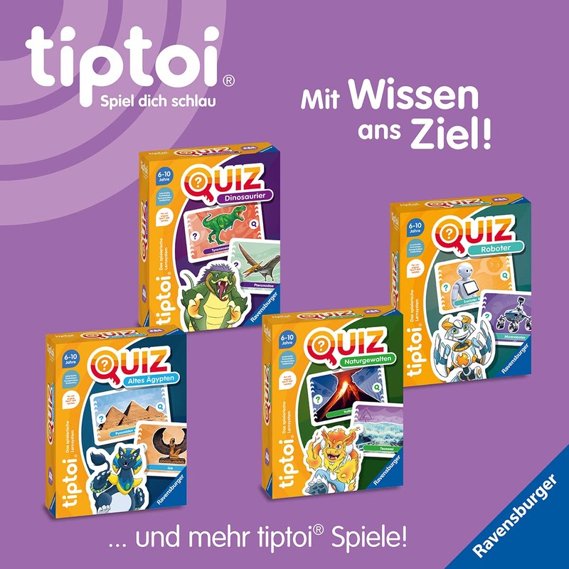 Ravensburger tiptoi 00167 Quiz Nature Powers, Quiz Game for Children