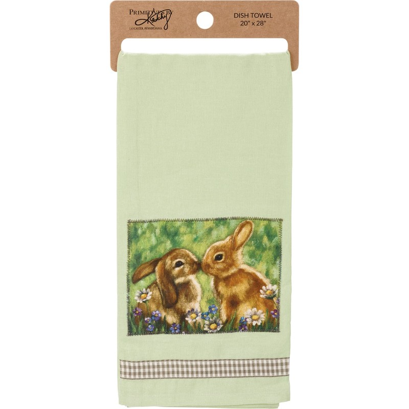 Primitives by Kathy Bunnies Kitchen Towel
