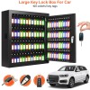 Nebakne 100 Keys Key Cabinet, Anti-Theft Key Lock Box with
