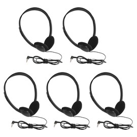 Snblzhef 5PCS Classroom Headphones Kids Headphones 3.5mm Audio Headset for Students Children Toddler Teens