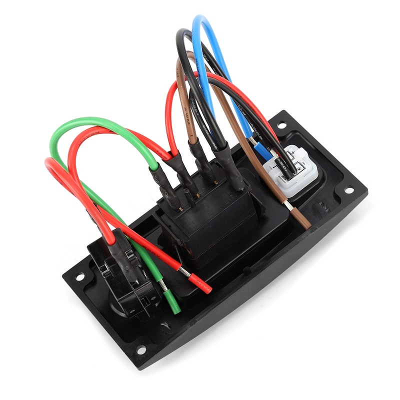 ON off ON Deluxe LED Rocker Bilge Pump Switch Panel