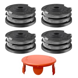 JAMSSOW Pack of 4 Replacement Spool Grass Trimmer Spool Compatible with Bosch F016800351, Trimmer Thread Spool for Bosch Art 30-36 LI, AdvancedGrassCut36, Art 24/27/30/24+/27+/30+, 6.1 m Length (4