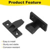 uxcell 5 Pcs Fitting Furniture Panel, 48*21*25mm Joint Bracket Push-On