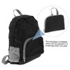 Kisangel Foldable Backpack Collapsible Travel Shoulder Bag for Hiking Camping