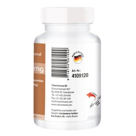 Iron Complex 25 mg - 120 High Dose Vegan Capsules with Divalent Iron | Vitamintrend®