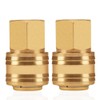oumuik Compressed Air Coupling, 1/4 Inch, Compressed Air Connection, Quick