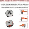 Zguziji Strimmer Spool Line,2PCS Φ1.5mm 11m Standard Double Autofeed Nylon
