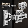 304 Stainless Steel Soft Close Cabinet Hinges – Hydraulic Concealed