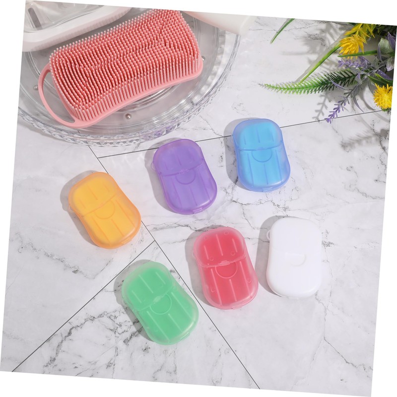 NOLITOY 120sheets Portable Soap Paper Travel-Friendly Foaming Soap for Camping