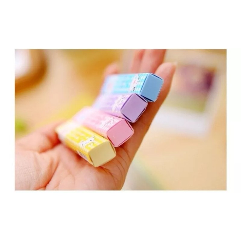 cotton doll 10pz Gomas Colores Mixtos Pastel Cotton Doll Kawaii