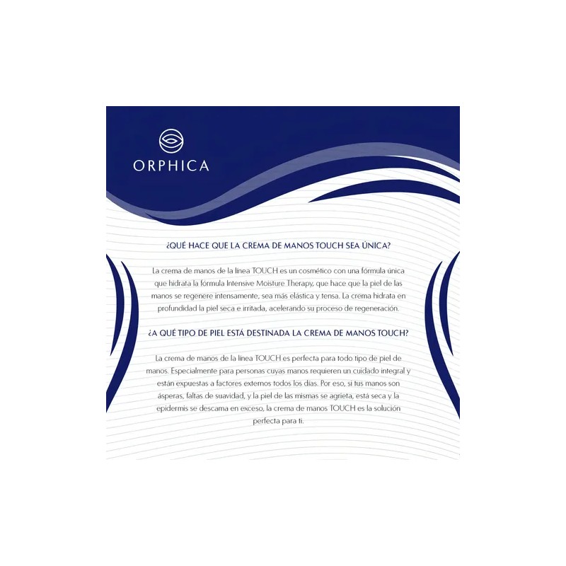 Crema De Manos Touch By Orphica