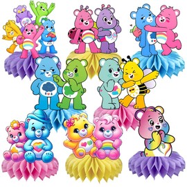 8Pcs Table Centerpiece Birthday Party Supplies Table Decorations for Bears Birthday Decorations