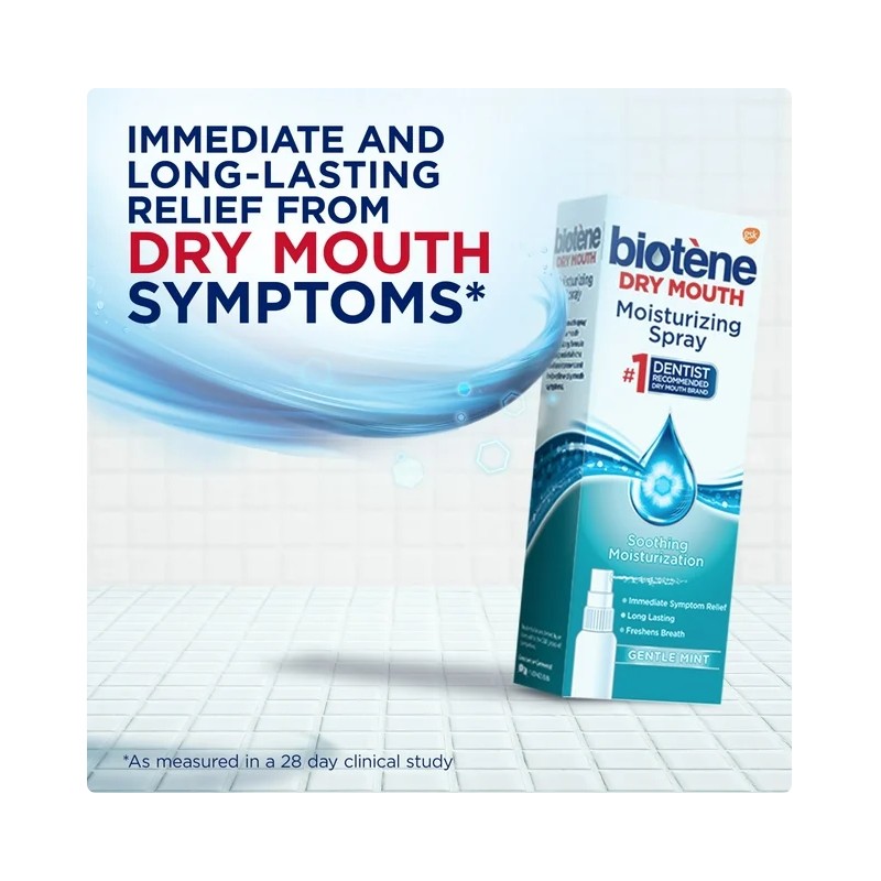 Biotène Biotene Dry Mouth and Fresh Breath Moisturizing Spray, Gentle