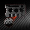 Carbon Fiber Console Interior Trim A/C Climate Control Knob Panal