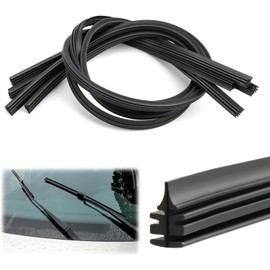 MMSZHL 4 Piezas de Repuesto de Limpiaparabrisas de 28 Pulgadas, Tiras de Goma para Limpiaparabrisas, Repuesto Universal sin Marco,para la Mayoría de Vehículos, Furgonetas, Camiones, Autobuses