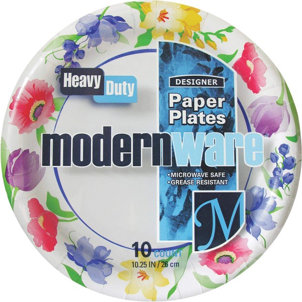 Modern ware 10-1/4 Paper Plate - Smart Savers