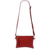 SH Leder Real Leather Shoulder Bag, Clutch Bag, Small Evening