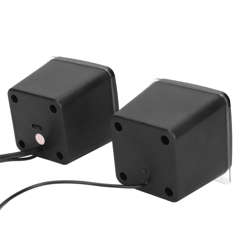 1 Pair Mini USB2.0 Speaker Computer Laptop Desktop Wired Stereo